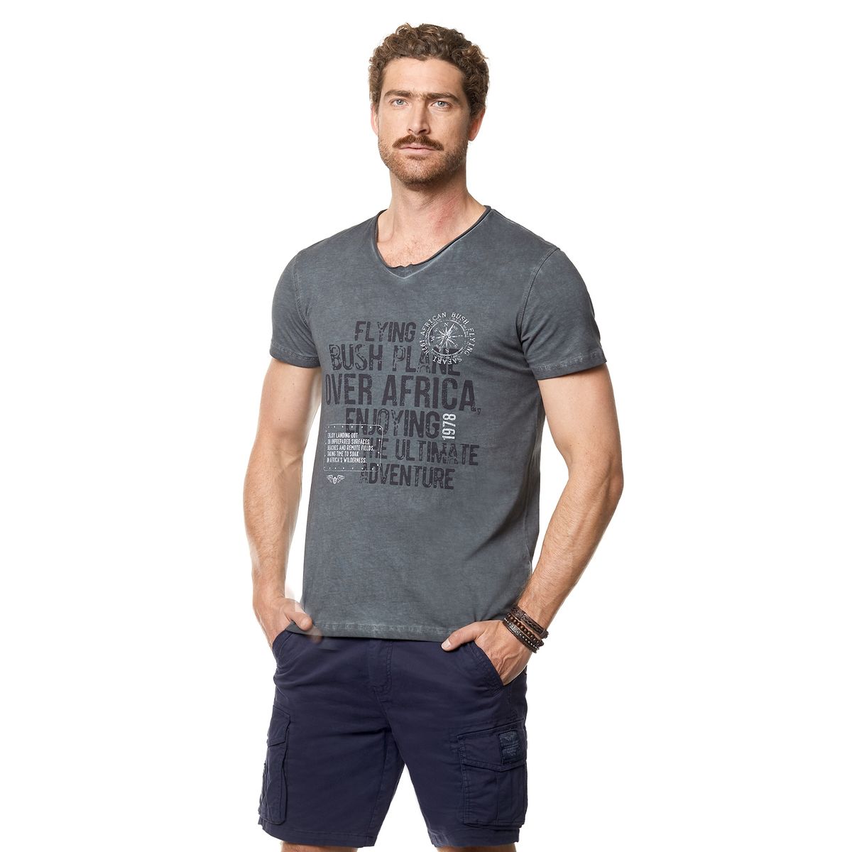 FEROUCH - Polera Santa Bárbara Gris Ferouch