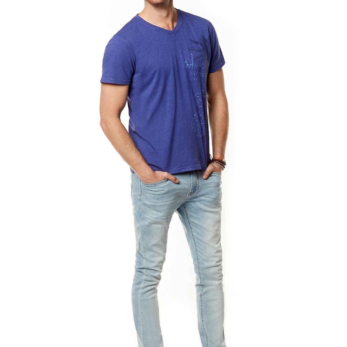 FEROUCH - Polera Naples Azul Ferouch