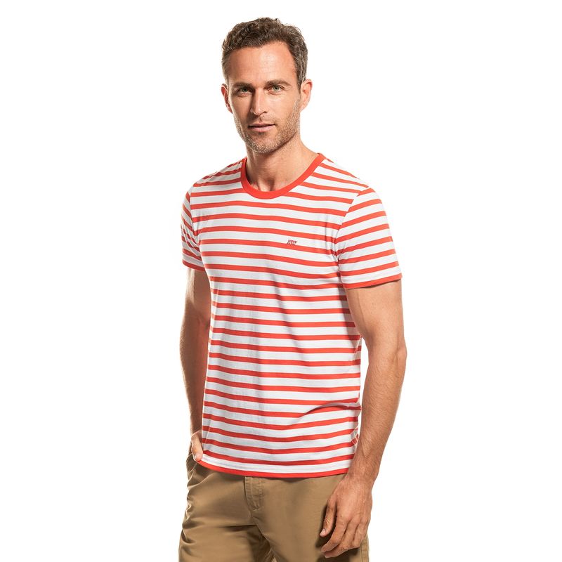 NEW MAN - Polera Tanger Rojo New Man
