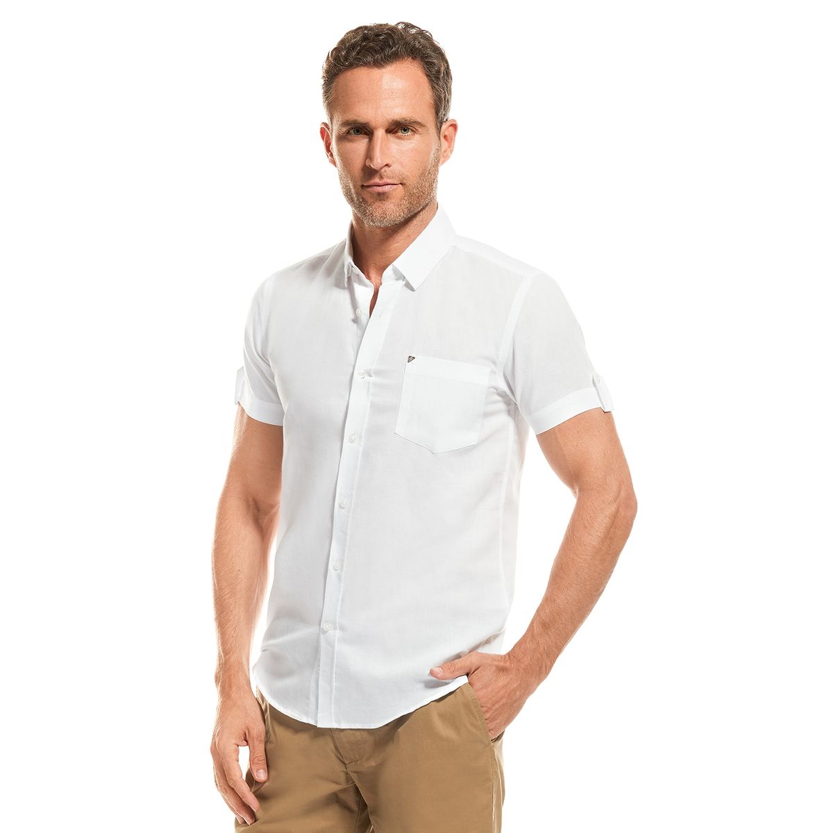 NEW MAN - Camisa Chomsky Blanco New Man