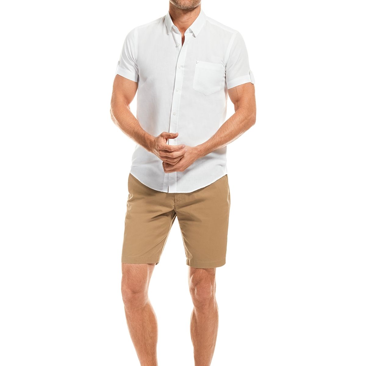 NEW MAN - Camisa Chomsky Blanco New Man