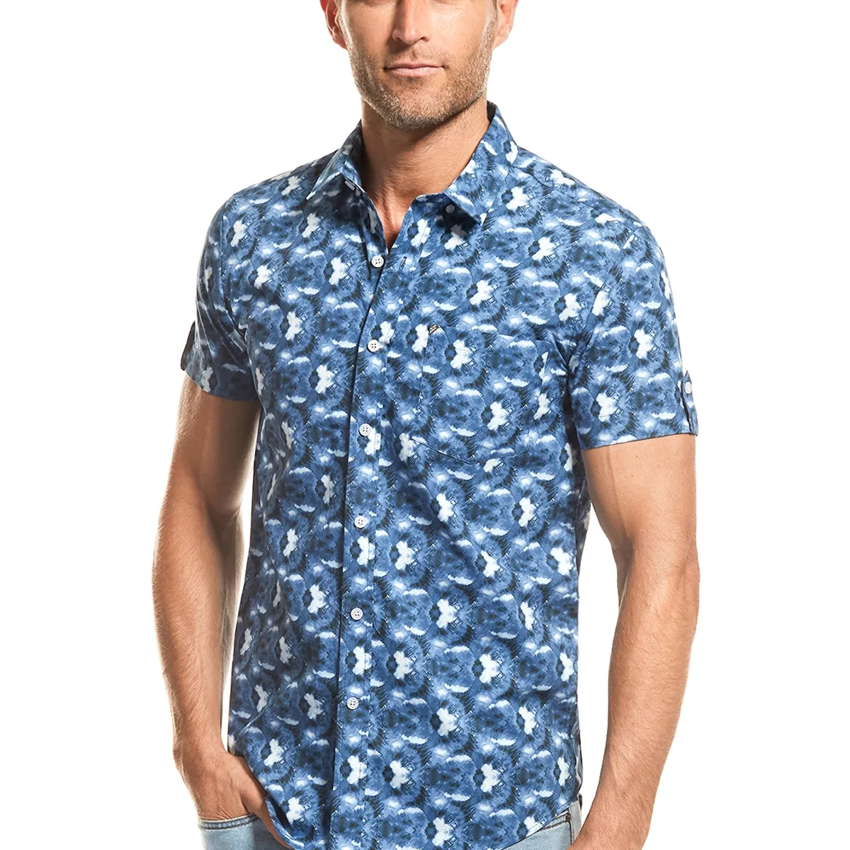 NEW MAN - Camisa Hailey Azul New Man