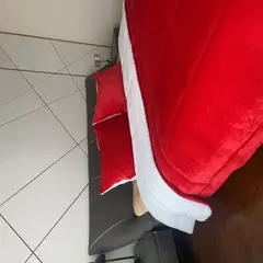 GENERICO - COBERTOR CHIPORRO PLUMON SHERPA 2 PLAZAS ROJO