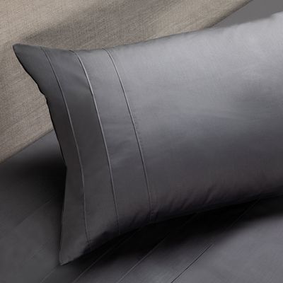 Imagen 2 del producto Sábana 300 Hilos Algodón Lisa Humo Full