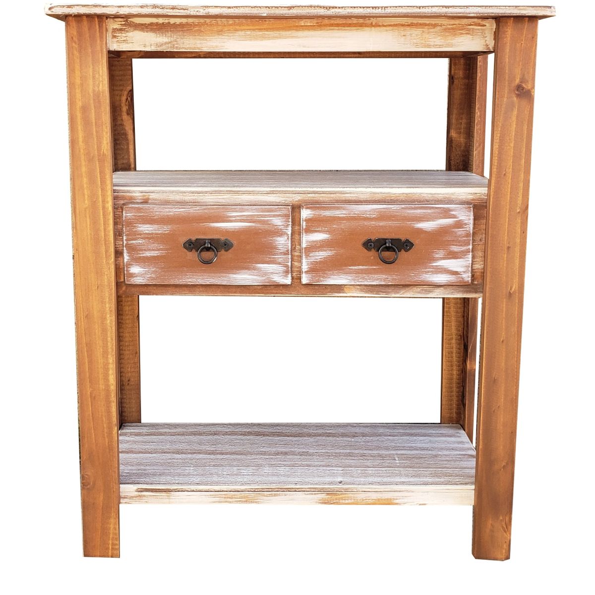 MARFELD MUEBLES - Mesa de arrimo cafe 2 cajones