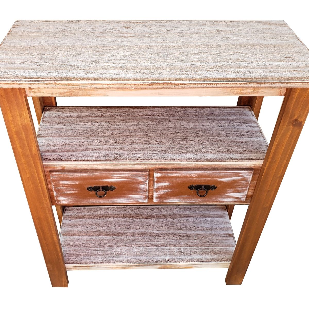 MARFELD MUEBLES - Mesa de arrimo cafe 2 cajones