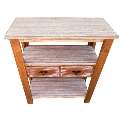 Imagen 2 del producto Mesa de arrimo cafe 2 cajones