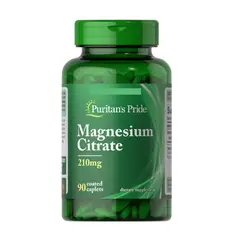 PURITANS PRIDE - Citrato De Magnesio 210mg 90 Comprimidos