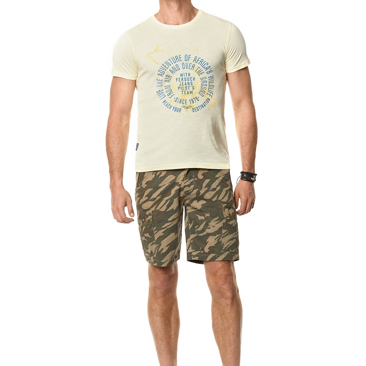 FEROUCH - Polera Sarasota Amarillo Ferouch