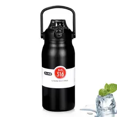 EVERSO - Botella De Agua Deportiva De Acero Inoxidable 316 De 1300ml.