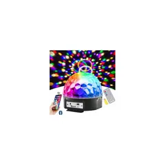 GENERICO - Pack por 2 Bola De Disco Led Ritmica Usb Bluetooth con Control