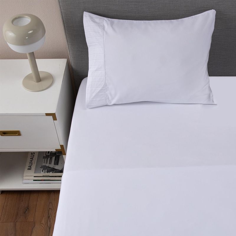 CASATUA - Sabanas Hotel Casatua Ultra Suave - Blanco - 1,5 plazas