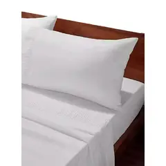 CASATUA - Sabanas Hotel Ultra Suave - Blanco - 2 plazas