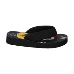 MICKEY MOUSE - SANDALIA FLIP FLOP ALTA NEGRO