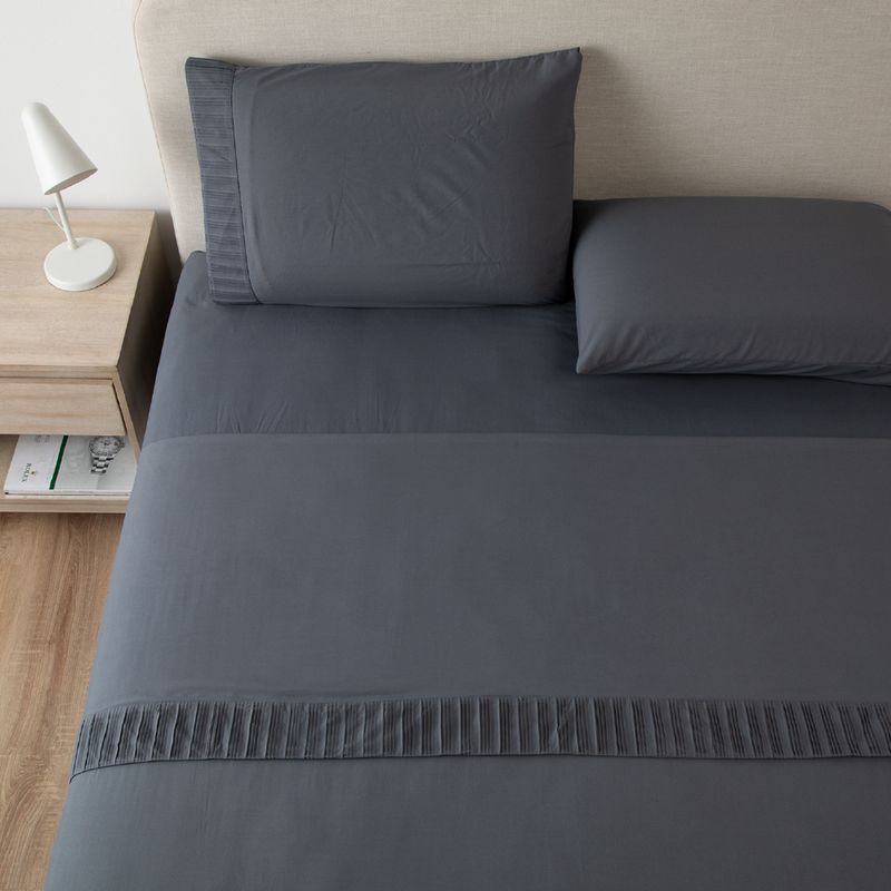 CASATUA - Sabanas Hotel Casatua Ultra Suave - Gris oscuro - super king