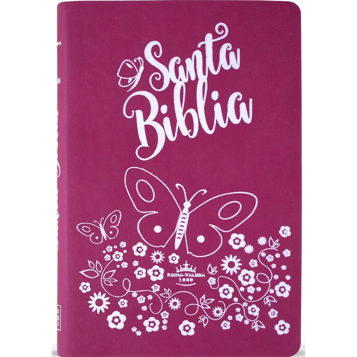 SOCIEDADES BIBLICAS UNIDAS - Biblia Letra Grande Reina Valera 1960 Rosado Mariposa con índice