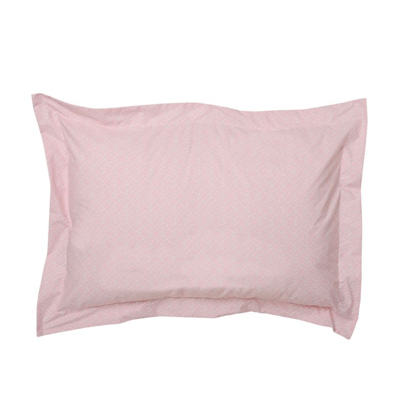 NINA HERRERA - Funda Estampada Sarita Rosa 220 Hilos 50x70cm