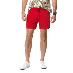 FEROUCH - Traje De Baño Básico Rojo