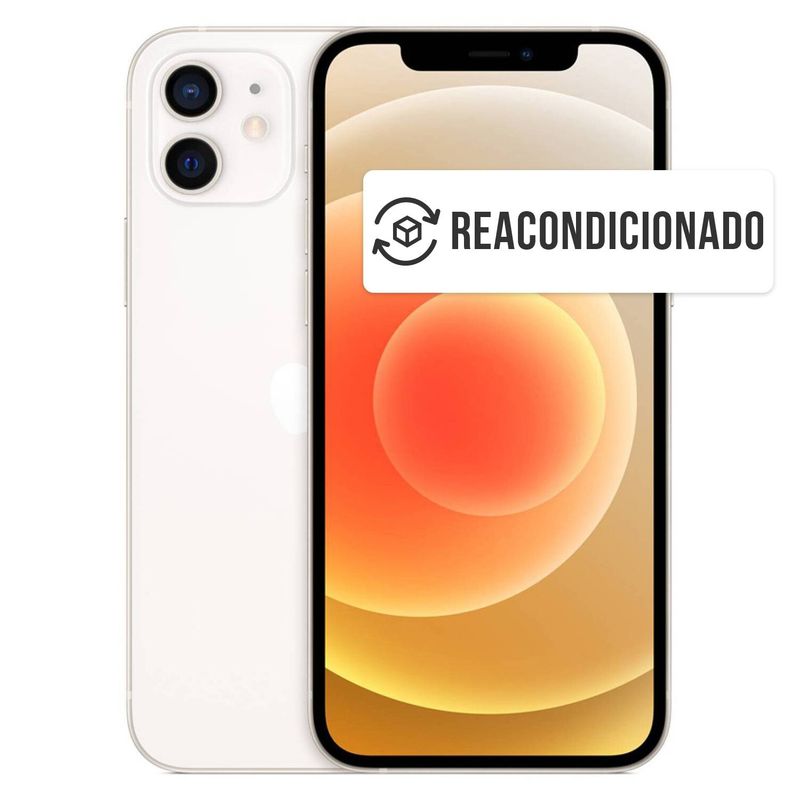 APPLE - iPhone 12 64 GB White Reacondicionado