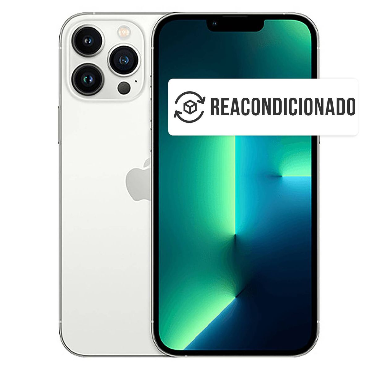APPLE - iPhone 13 Pro Max 128 GB Plata Reacondicionado