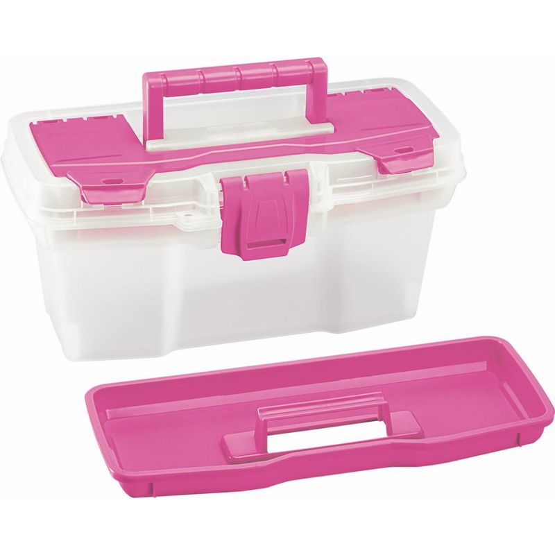 RIMAX - Caja Organizadora Rosada 29.5x15x14 cms Rimax