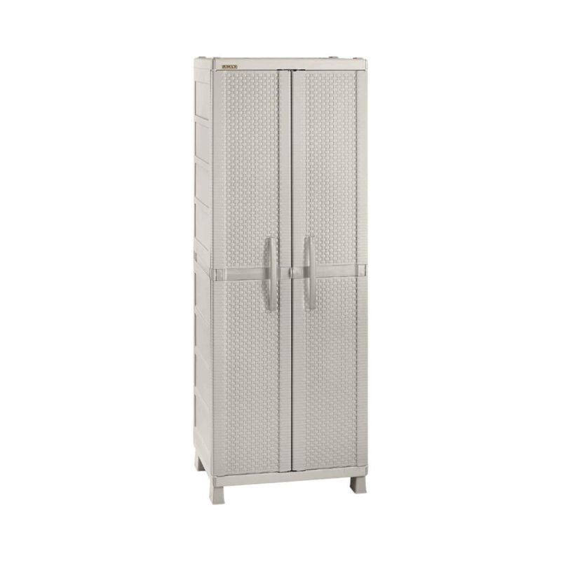 RIMAX - Armario Closet Plastico Tejido Taupe 65x58.4x189 Cms Rimax