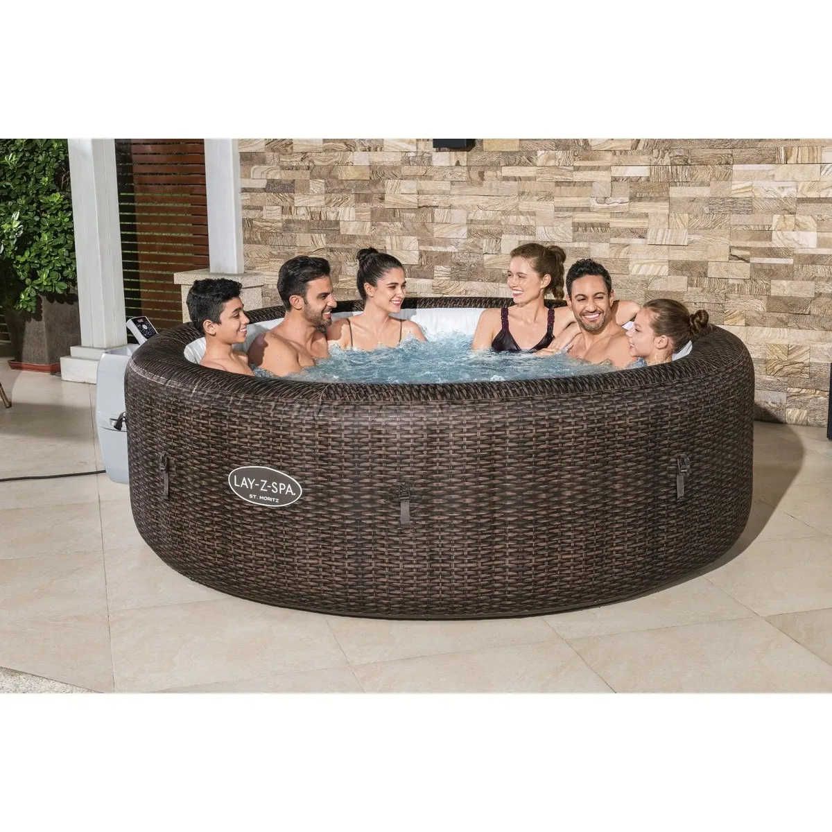 BESTWAY - Hot Tub Spa Jacuzzi Inflable St. Moritz 7 Personas Bestway