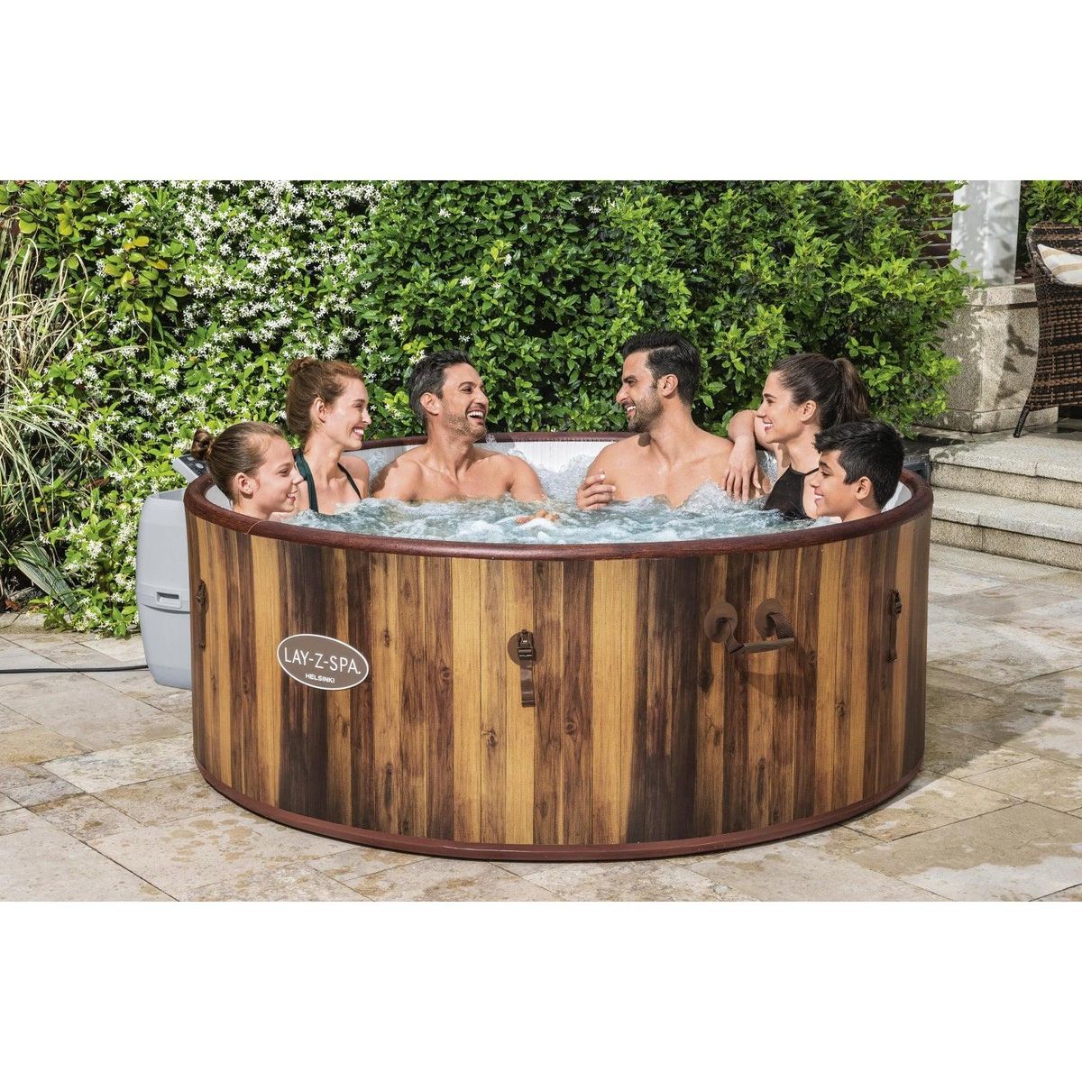 BESTWAY - Hot Tub Spa Inflable Helsinki 7 Personas Bestway