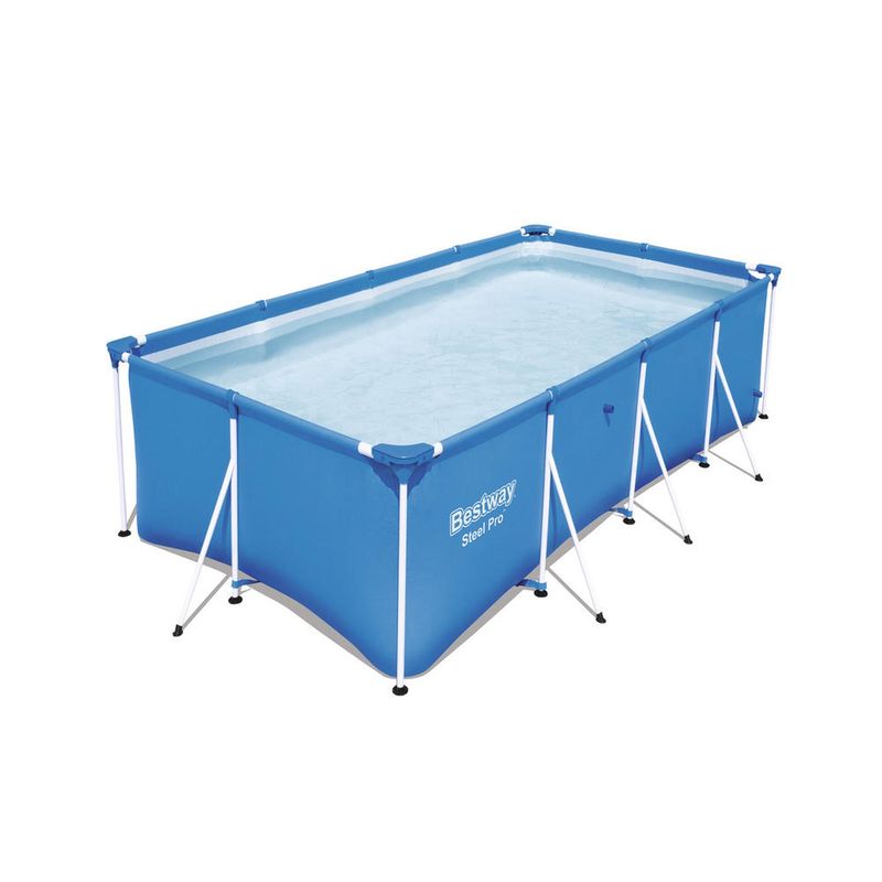 BESTWAY - Piscina Bestway Rectangular Steel Pro 4.00MX2.11MX81Cm Azul