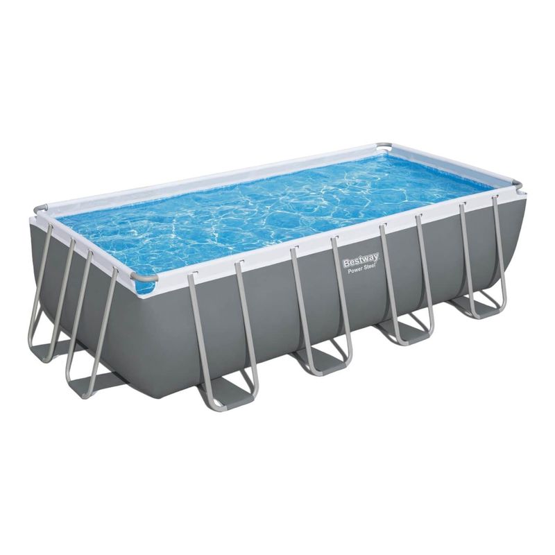 BESTWAY - Piscina Bestway Rectangular Filtro+Accesorio 4.88X2.44X1.22M