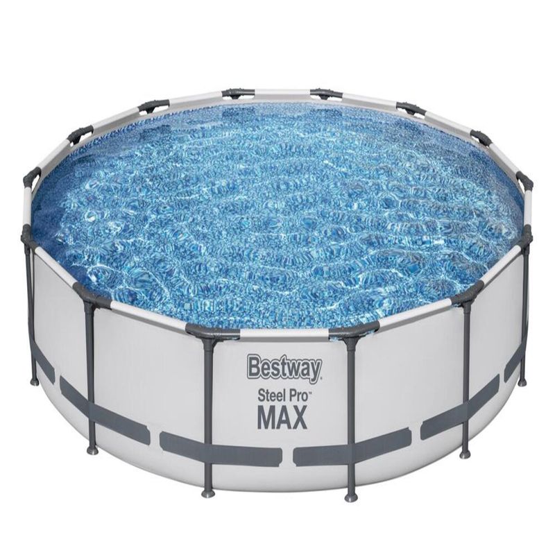 BESTWAY - Piscina Bestway Redonda Steel Pro Max con filtro 4.27MX84Cm