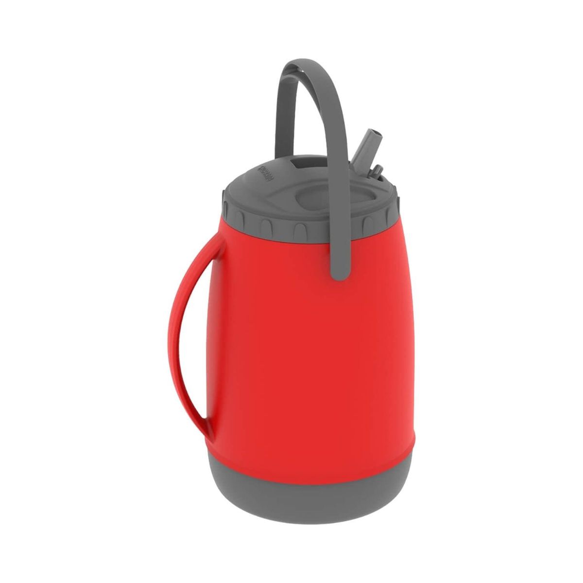 SOPRANO - Jarra Termica Con Bombilla 2,5L Rojo