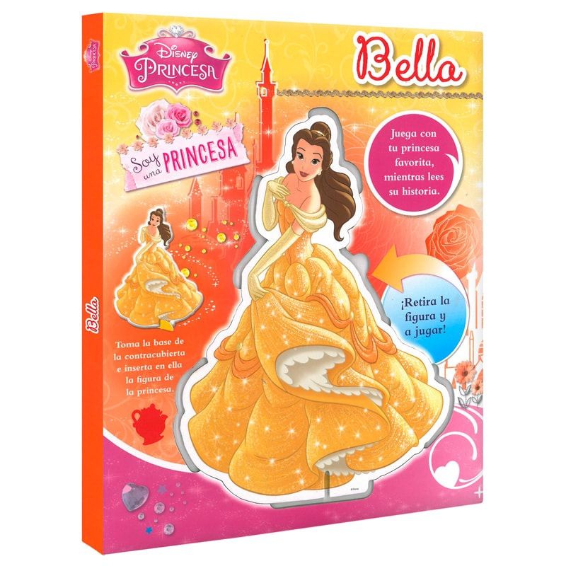 LEXUS - Libro Disney Bella Soy Una Princesa. Libro + Figura. Lexus
