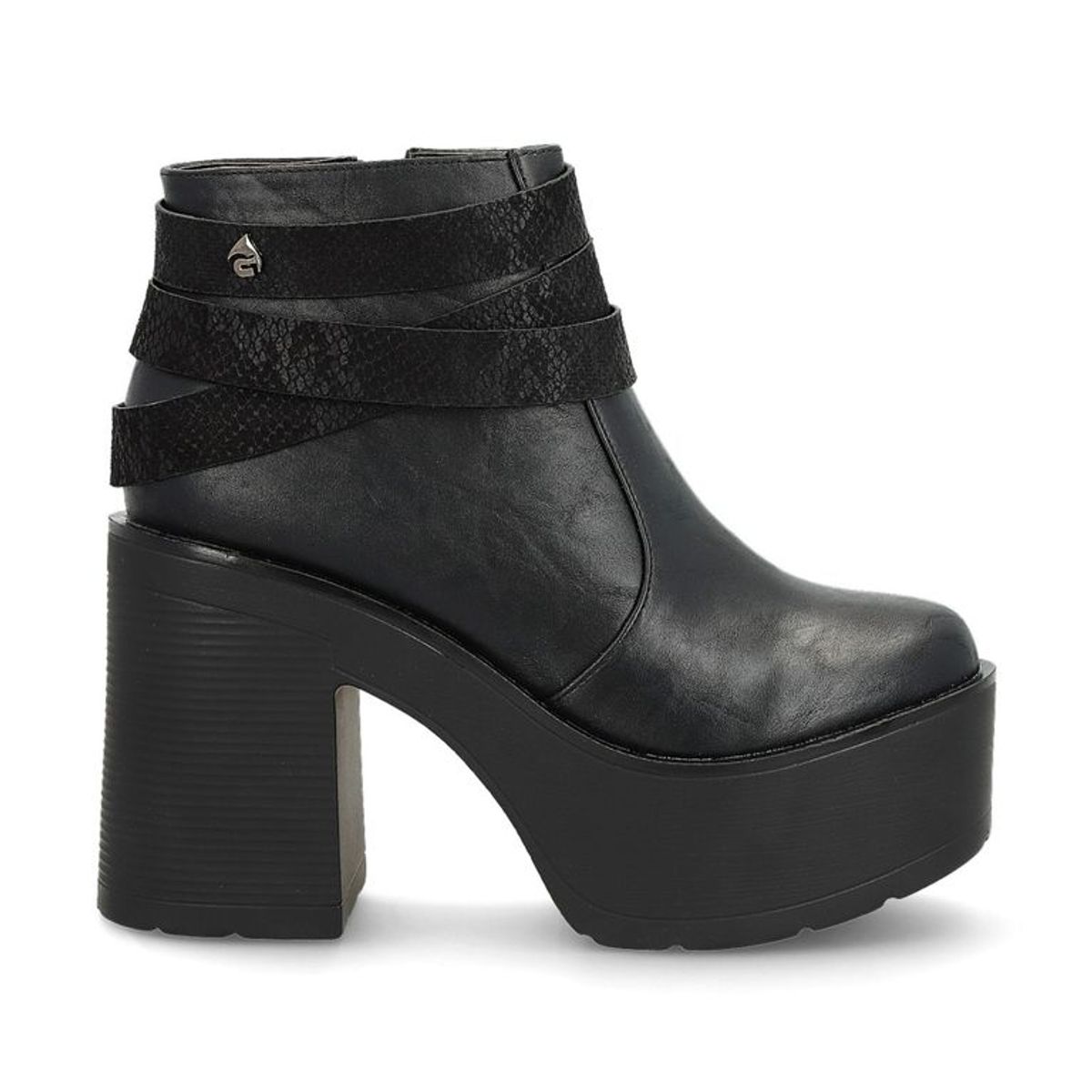 GOTTA - Botín Plataforma Negro Mujer 15035