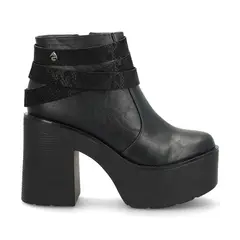 GOTTA - Botín Plataforma Negro Mujer 15035