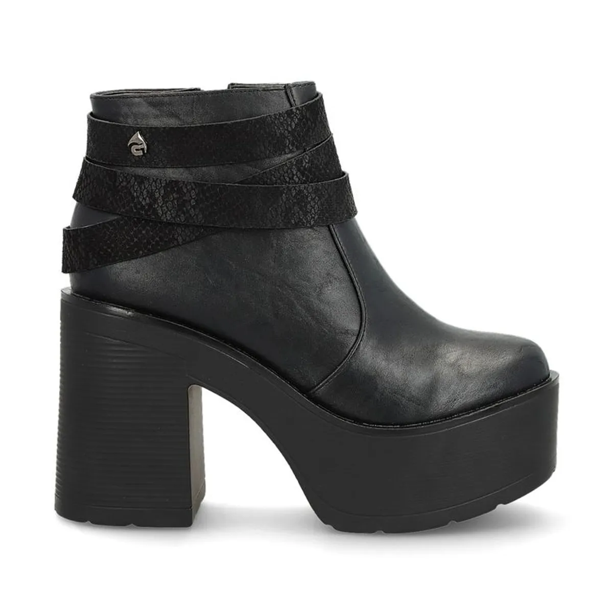 GOTTA - Botín Plataforma Negro Mujer 15035
