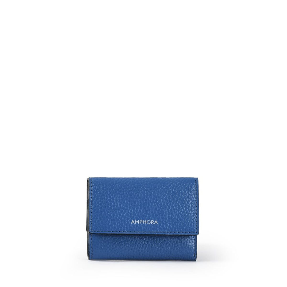 AMPHORA - Billetera doble flap geralda azul