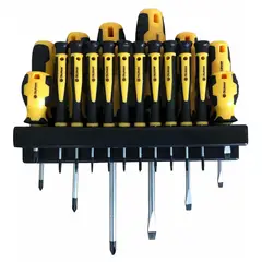 FIELDMANN - Juego Desatornilladores 18 piezas HDS 5007-18R