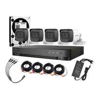 Kit 4 Cámaras 1080p Lite 4 Bala Exterior