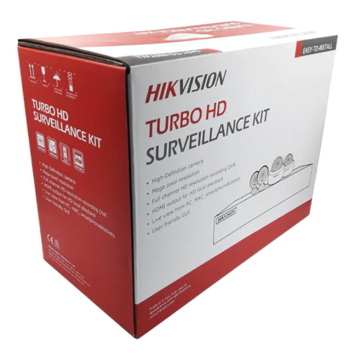 HIKVISION - Kit 4 Cámaras Hikvision 1080p Lite 4 Bala Exterior