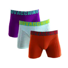 GIOVACCHINO - Pack de 3 Boxer Medio Algodón Hombre.