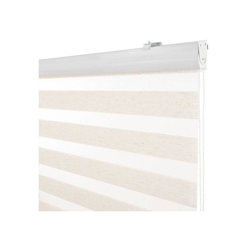 CHANTILLY - Cortina Duo Con Cenefa Premium 220X240Cm Color Crudo CHANTILLY