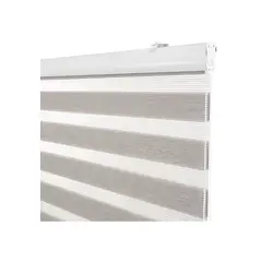 CHANTILLY - Cortina Duo Con Cenefa Premium 90X240Cm Color Gris Plata