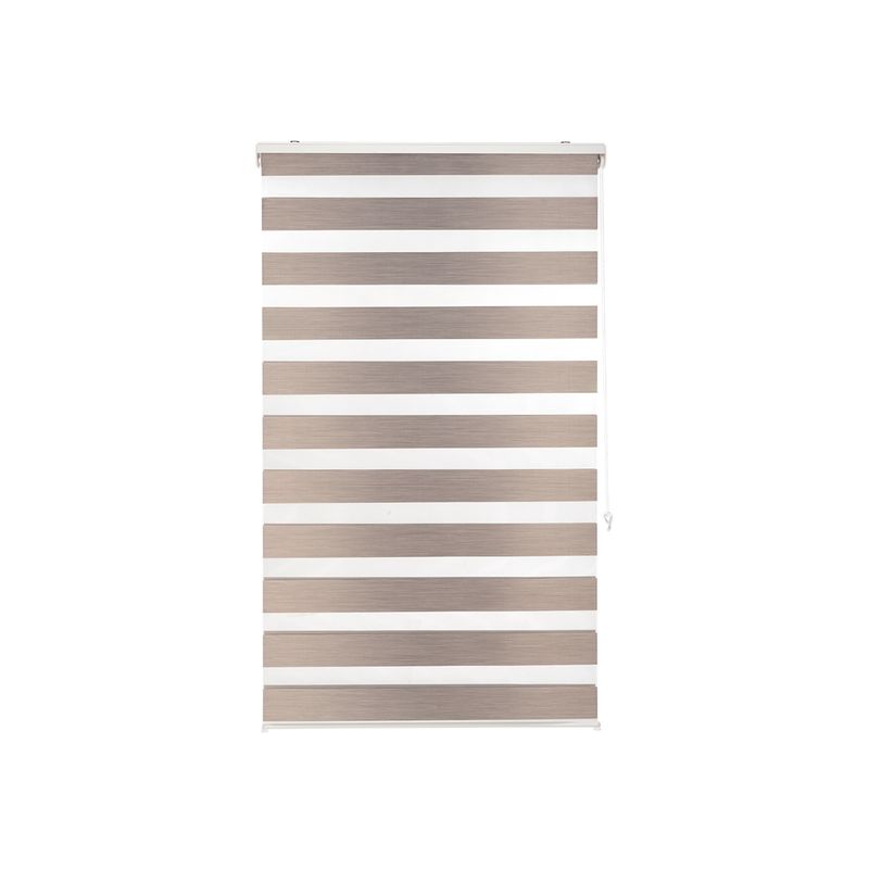 CHANTILLY - Cortina Duo Blackout 180 X 220 Cm Color Gris Plata CHANTILLY