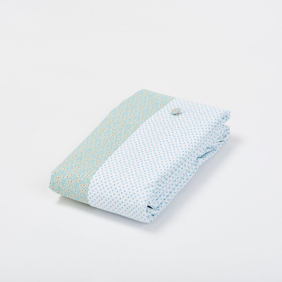 NINA HERRERA - Cubreplumón Kids Sarita Celeste 220 hilos 1,5 Plaza