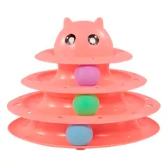 GENERICO - Juguete Para Gatos Mascotas 3 Niveles Con Pelotas