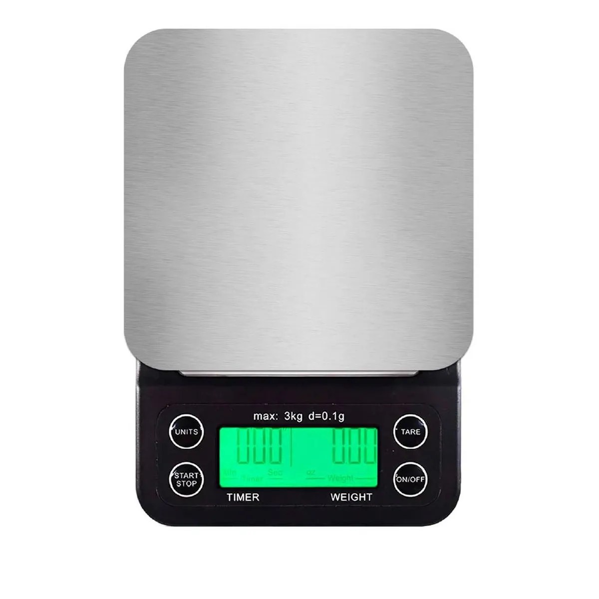 CASATUA - Balanza Pesa Digital Cocina Precision Medicion De 0,1g A 3kg