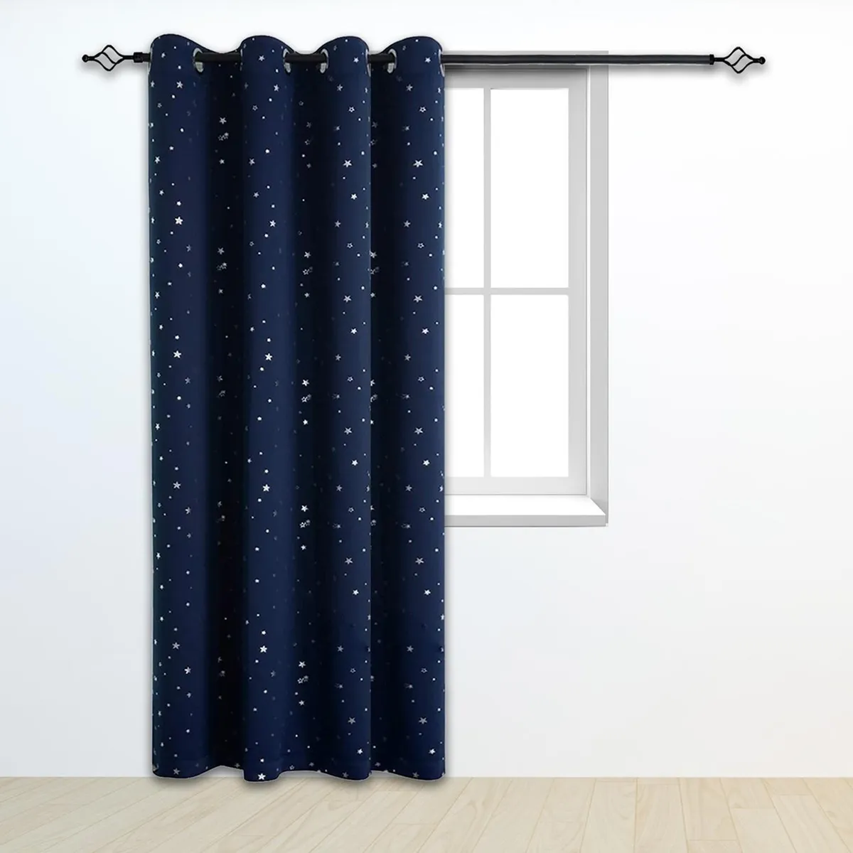 CASATUA - Cortina Niña Niño Semi Blackout Casatua Un Paño 140x220cm - Azul marino