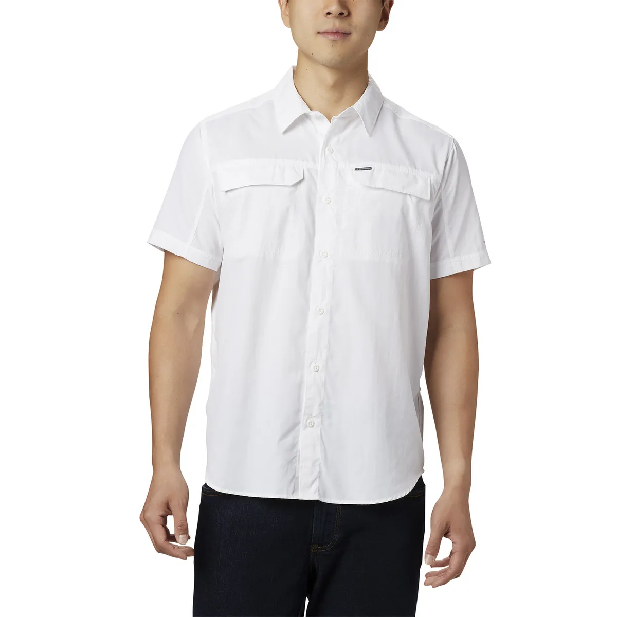 COLUMBIA - Camisa M/C Hombre Silver Ridge 2.0 Blanco COLUMBIA