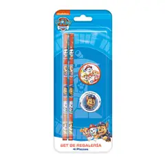 PAW PATROL - Set Escolar 4 Piezas